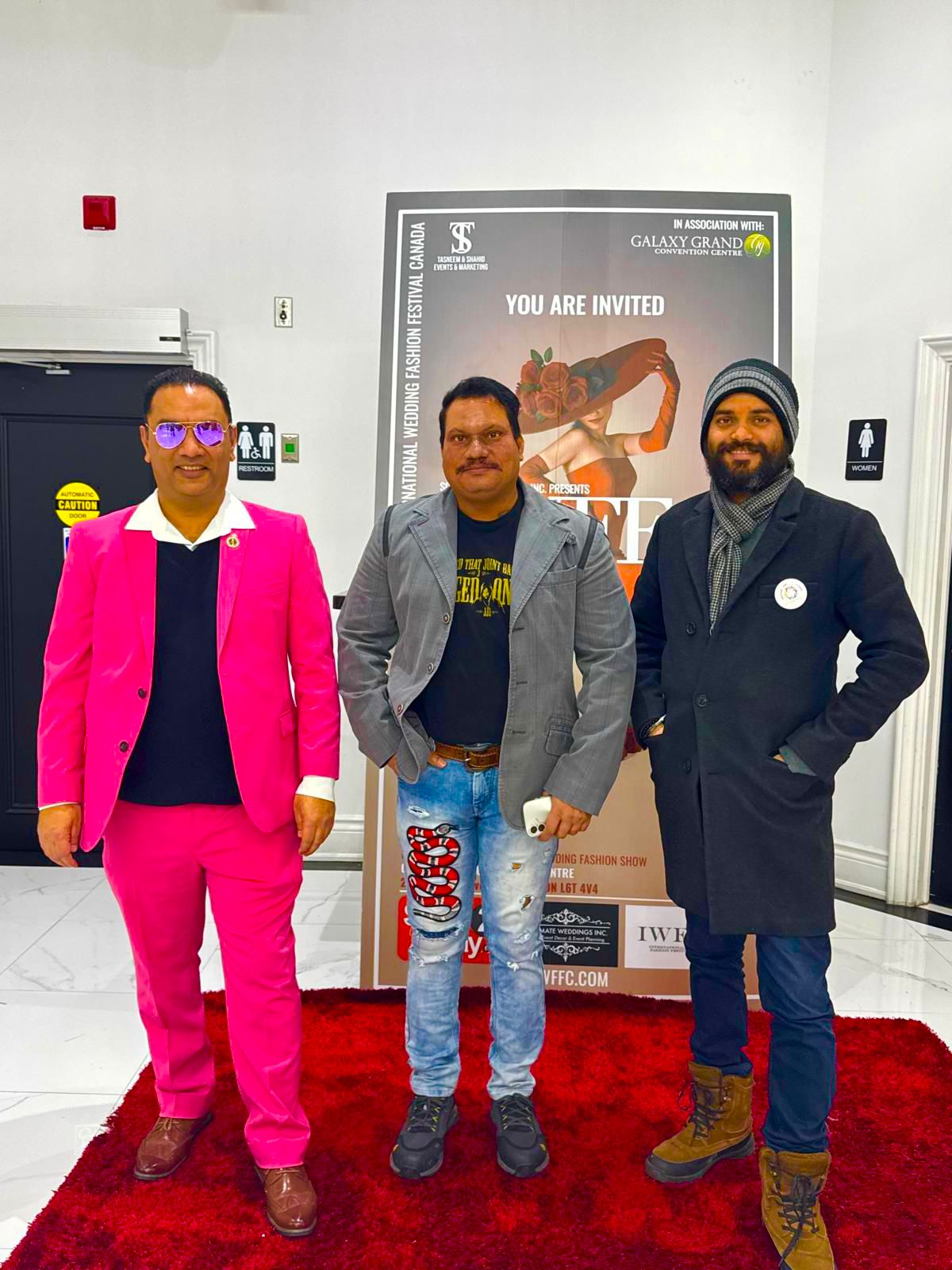 FXHollywood Films guests standing on a red carpet area